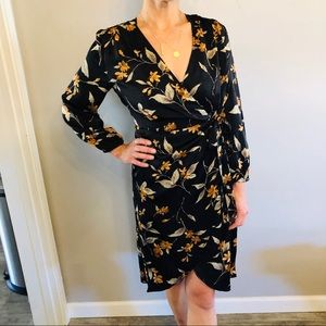 SOLD Floral faux wrap